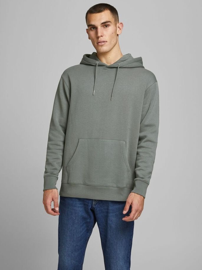 Світшот Jack&Jones SWEAT HOOD NOOS 12161145 Relaxed Сірий M, фото №1