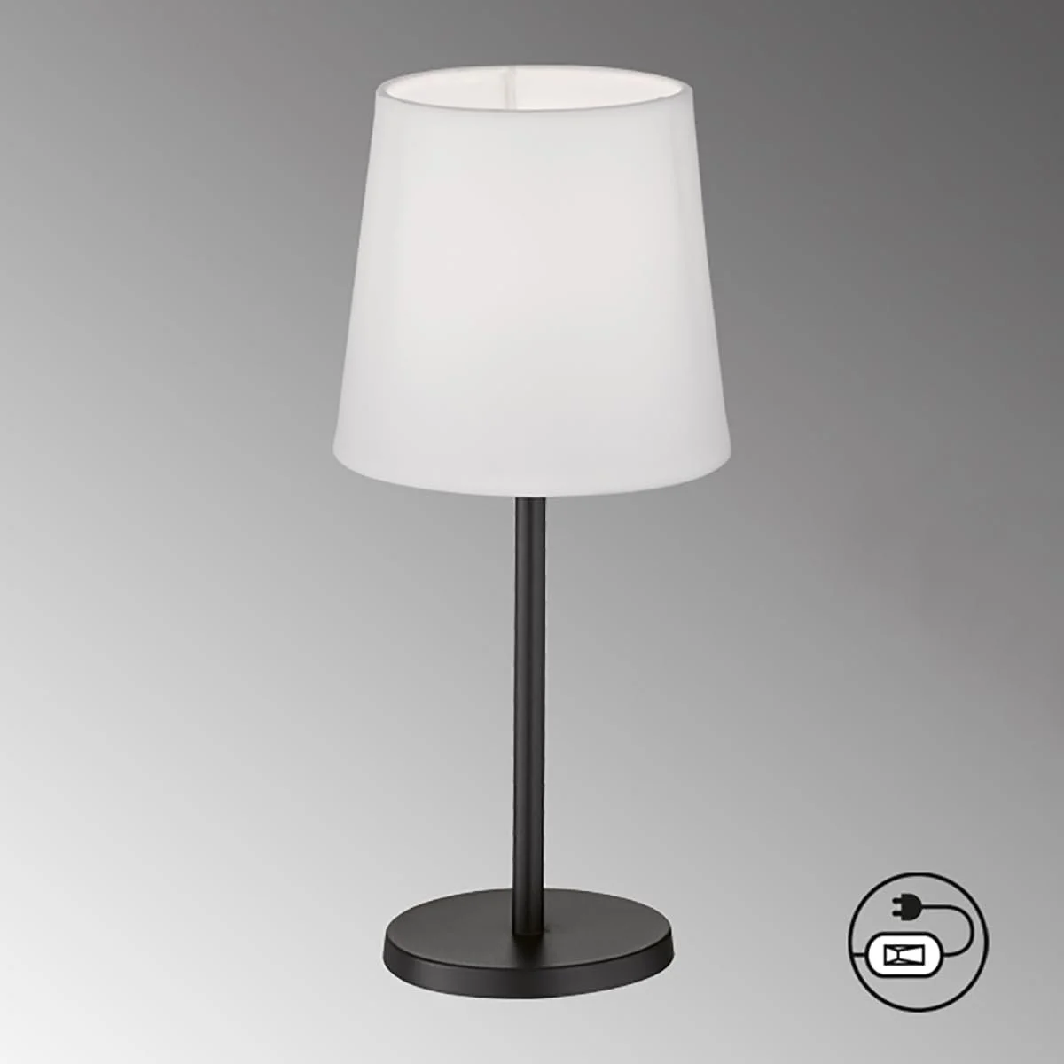Настільна лампа Kleine FHL easy! EVE 14 см Black White, фото №2