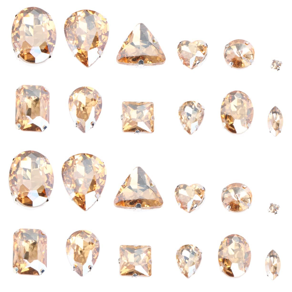 Стрази Крапля для золоті, 150 шт, фото №1