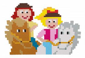 Пазл-мозаика Schmidt Spiele Bibi & Tina Jixelz 46116 1500 элементов 5 дизайнов synthetic.ua - Фото 1