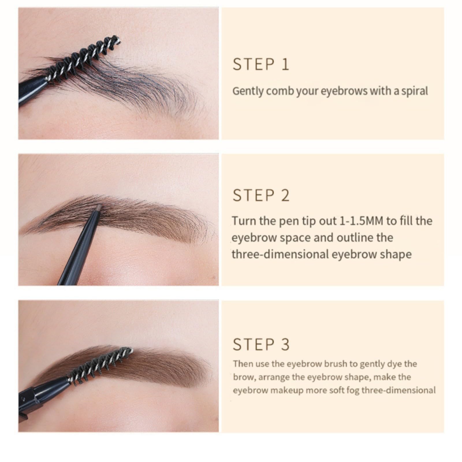 Карандаш для бровей Waterproof Long Lasting Eyebrow всем подходит, фото №3