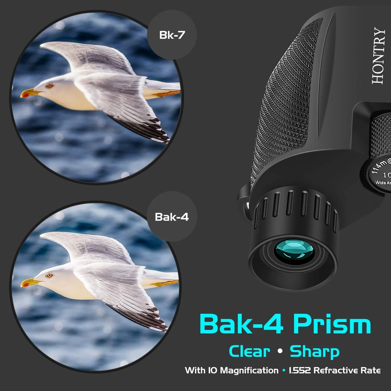 Бінокль Hontry 10 x 25 компактний, фото №2