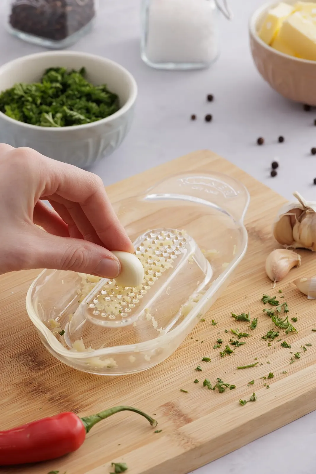 Терка KILNER Яблучна скляна з контейнером, скляна, фото №3