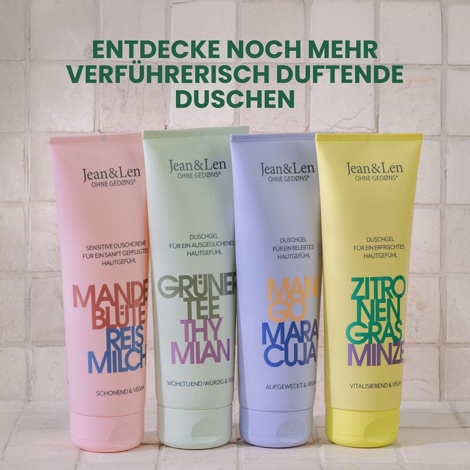 Гель для душа Jean & Len Lemongrass & Mint ревитализирующий 250 мл, фото №7