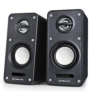 Акустическая система Real-EL S-60 USB black - Фото 1