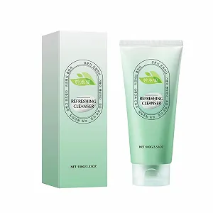 Очищающее средство для лица против прыщей, формула глубокой очистки против акне и черных точек, сужает поры, уменьшает жирный блеск, успокаивает чувствительную кожу, для чистой и сияющей кожи - Фото 1