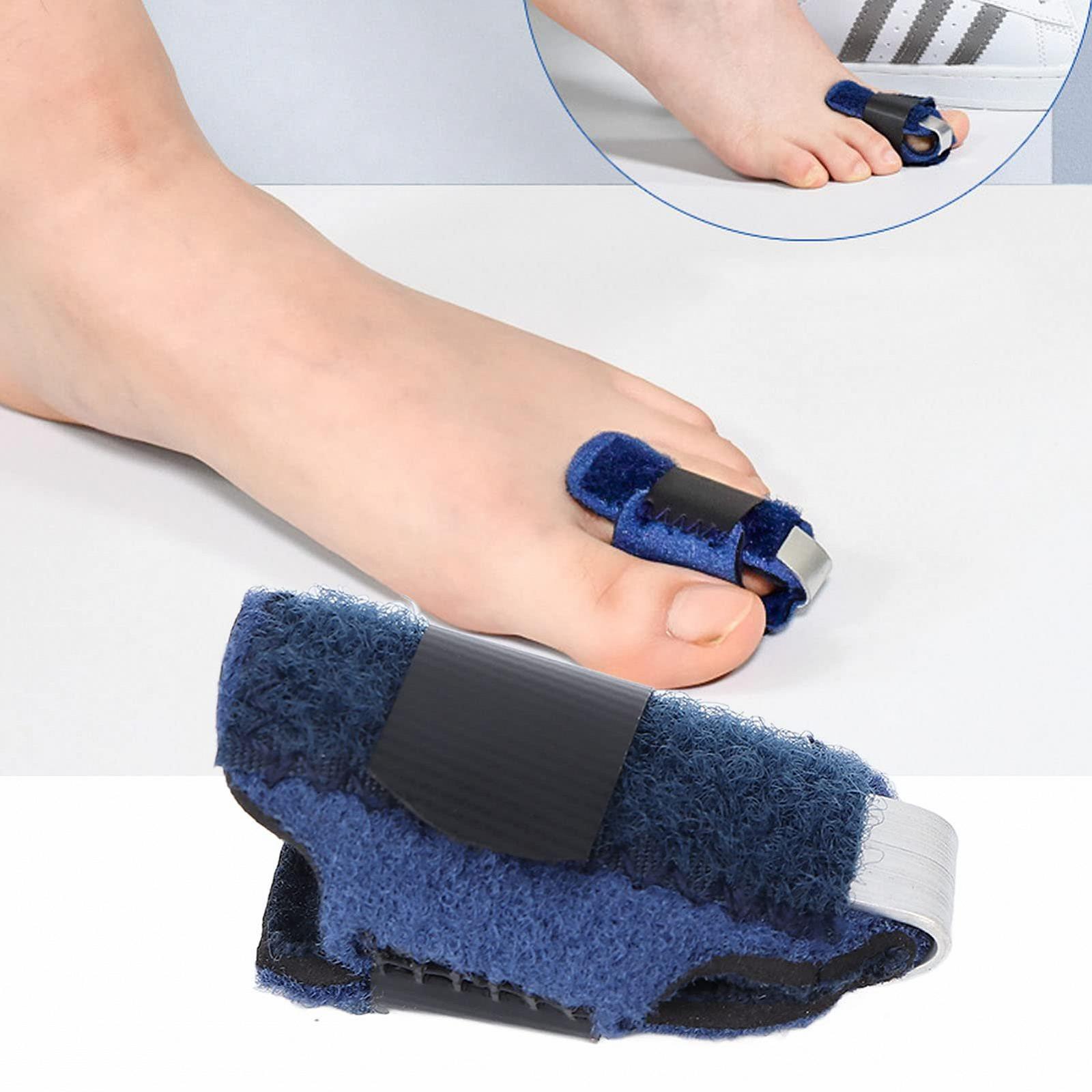 Випрямляч для молоткоподібних пальців Hammer Toe Corrector Фіксатор перелому Ергономічний дихаючий фіксатор кігтеподібних пальців Ремінець M, фото №4