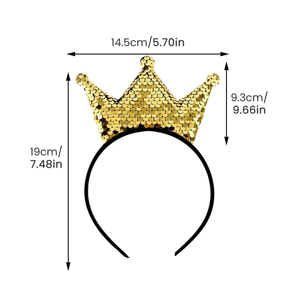 Набір із 2 блискучих обручів для волосся, фото №2