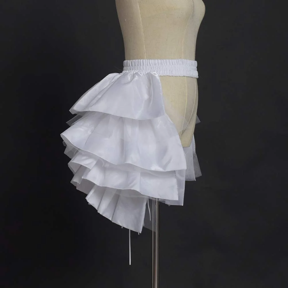 Спідниця-пачка Steampunk Gothic Victorian Ruffle Adjustable Costume GRACEART Біла, фото №6