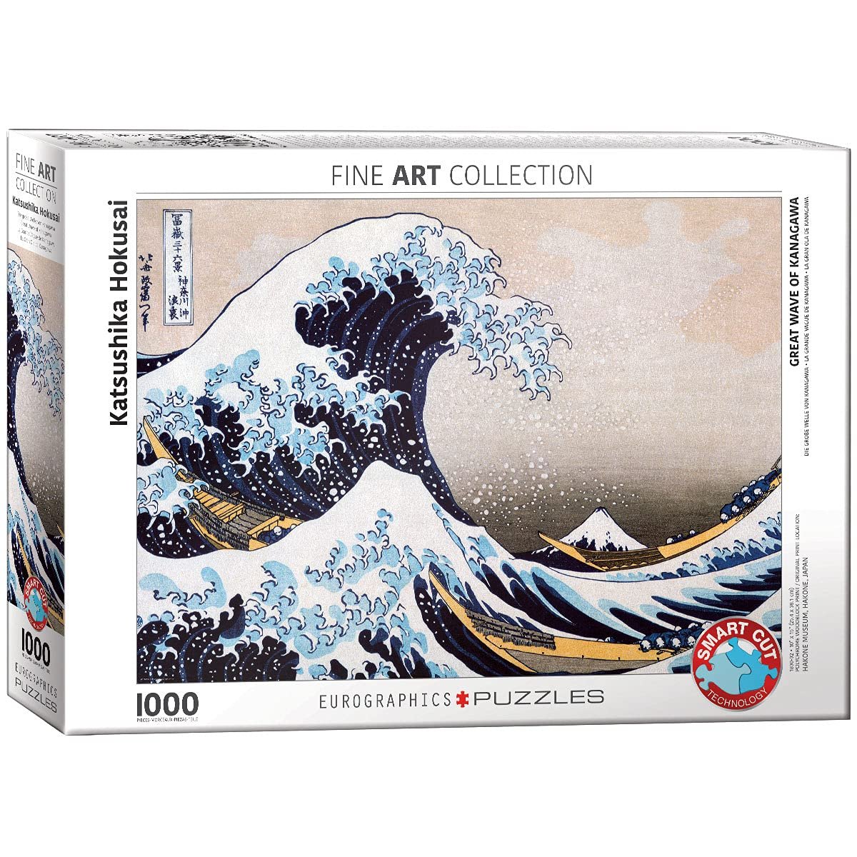 Пазл Eurographics Great Wave of Kanagawa by Katsushika Hokusai 1000 деталей, фото №1
