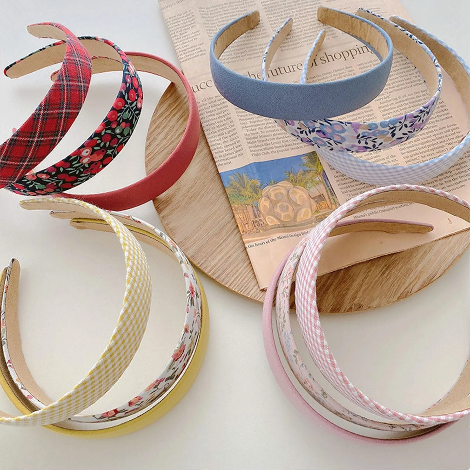 Обруч на голову для жінок та дівчат, 12 штук, фото №4