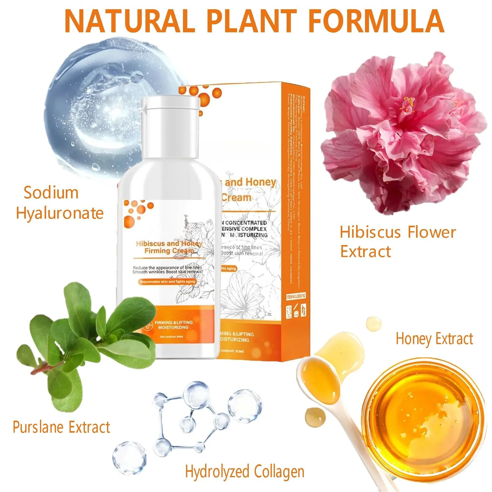 Крем Hibiscus and Honey Firming Cream зміцнювальний для обличчя та тіла денний та нічний 60 мл, фото №4 Крем Hibiscus and Honey Firming Cream зміцнювальний для обличчя та тіла денний та нічний 60 мл, фото №4