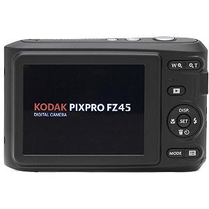 Цифровая камера KODAK Pixpro FZ45 16.44 мегапикселя, 4-кратный оптический зум, 2.7-дюймовый ЖК-дисплей, видео 720p HD, батарея AA - Черный synthetic.ua - Фото 1