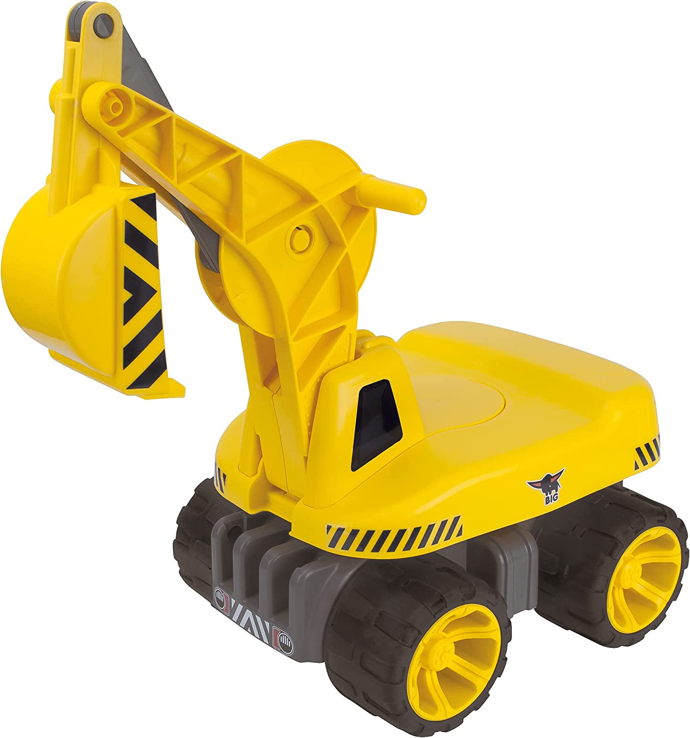 Толокар экскаватор Big Power Worker Maxi Digger Желтый, фото №1
