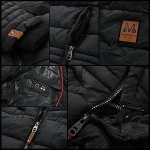 Женская зимняя куртка Marikoo B668, стеганая куртка synthetic.ua - Фото 1