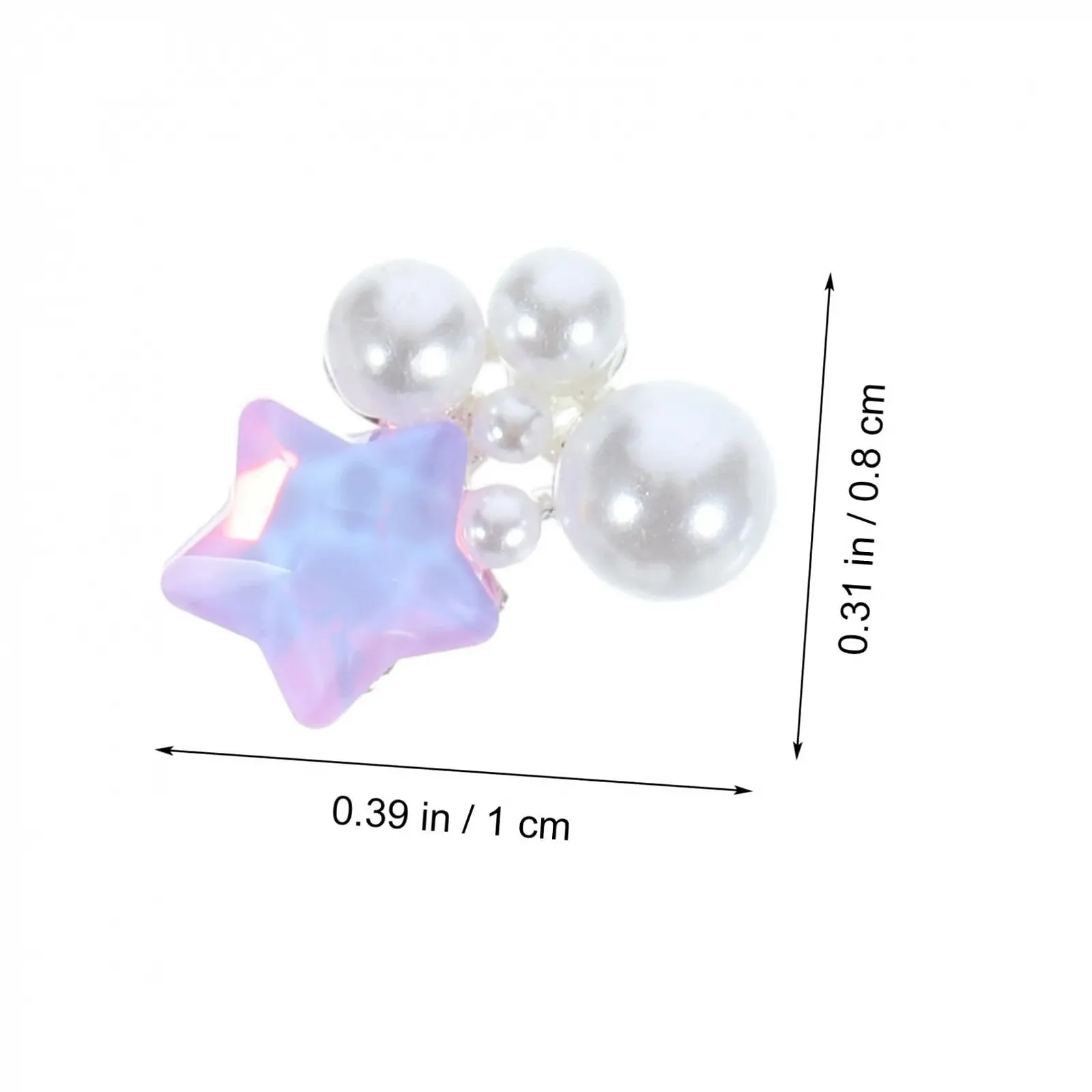 Набір Підвісок для нігтів Miss з цинкового сплаву, Макарон, фото №7