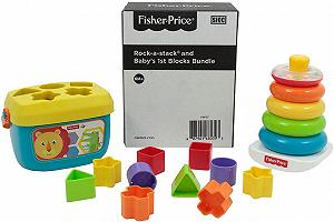 Сортер и пирамидка Fisher Price Baby´s First Blocks and Baby´s Rock a Stack Сортер и пирамидка Fisher Price Baby´s First Blocks and Baby´s Rock a Stack