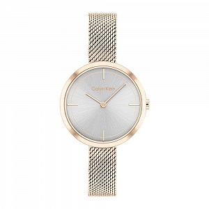 Часы Calvin Klein Женские Аналоговые Кварцевые Серебряный Ремешок из нержавеющей стали - Фото 1