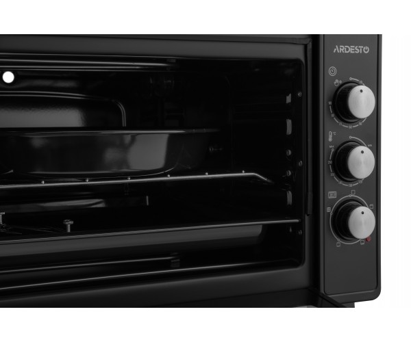 ARDESTO Електропіч 1700Вт 48л хром тени таймер підсвічув вертел чорний, фото №5