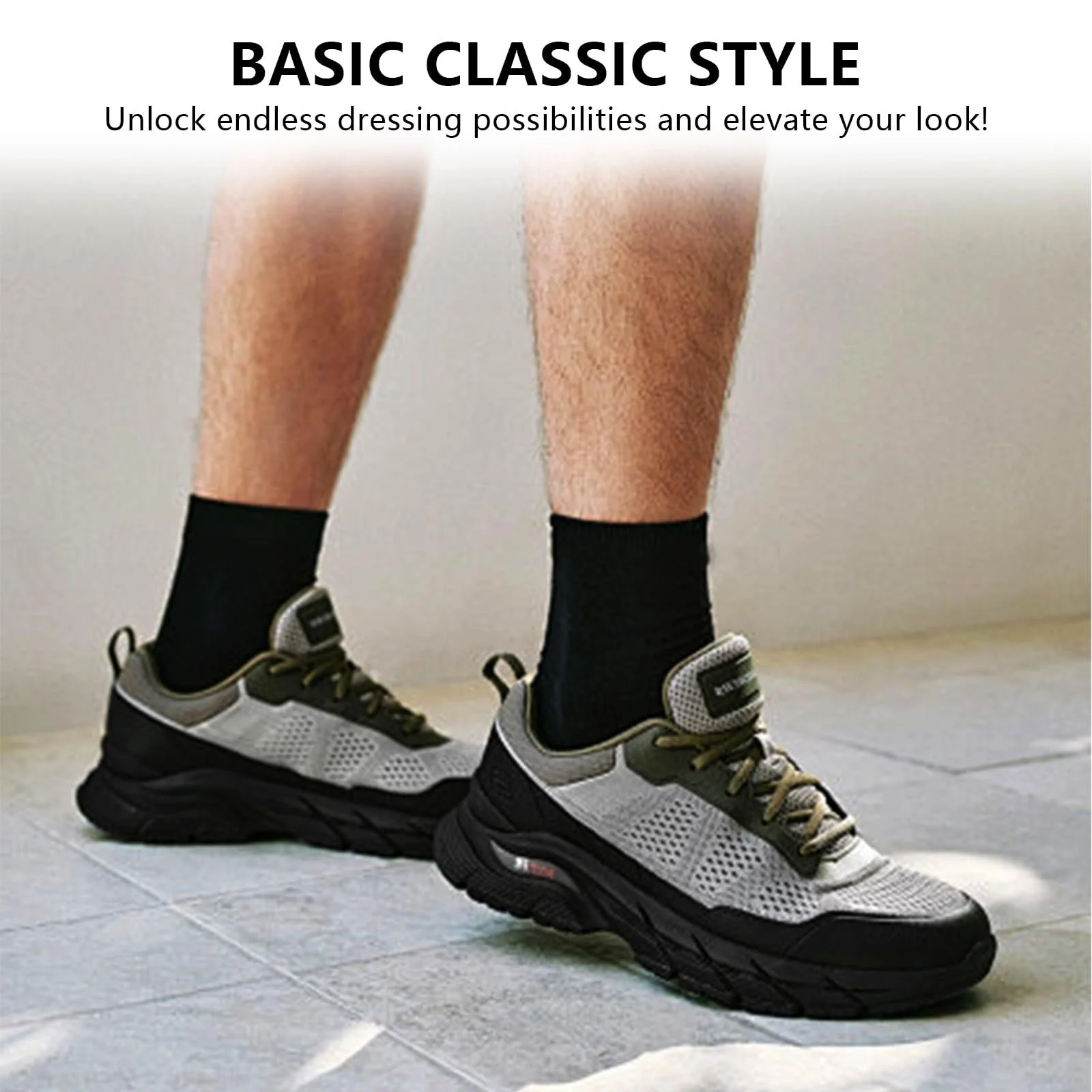 Набір шкарпеток для спорту 12 пар для чоловіків та жінок, фото №4