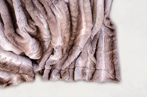 Одеяло Wohnen & Accessoires GmbH & Co. KG Faux Fur Jackal 150 x 200 см synthetic.ua - Фото 1