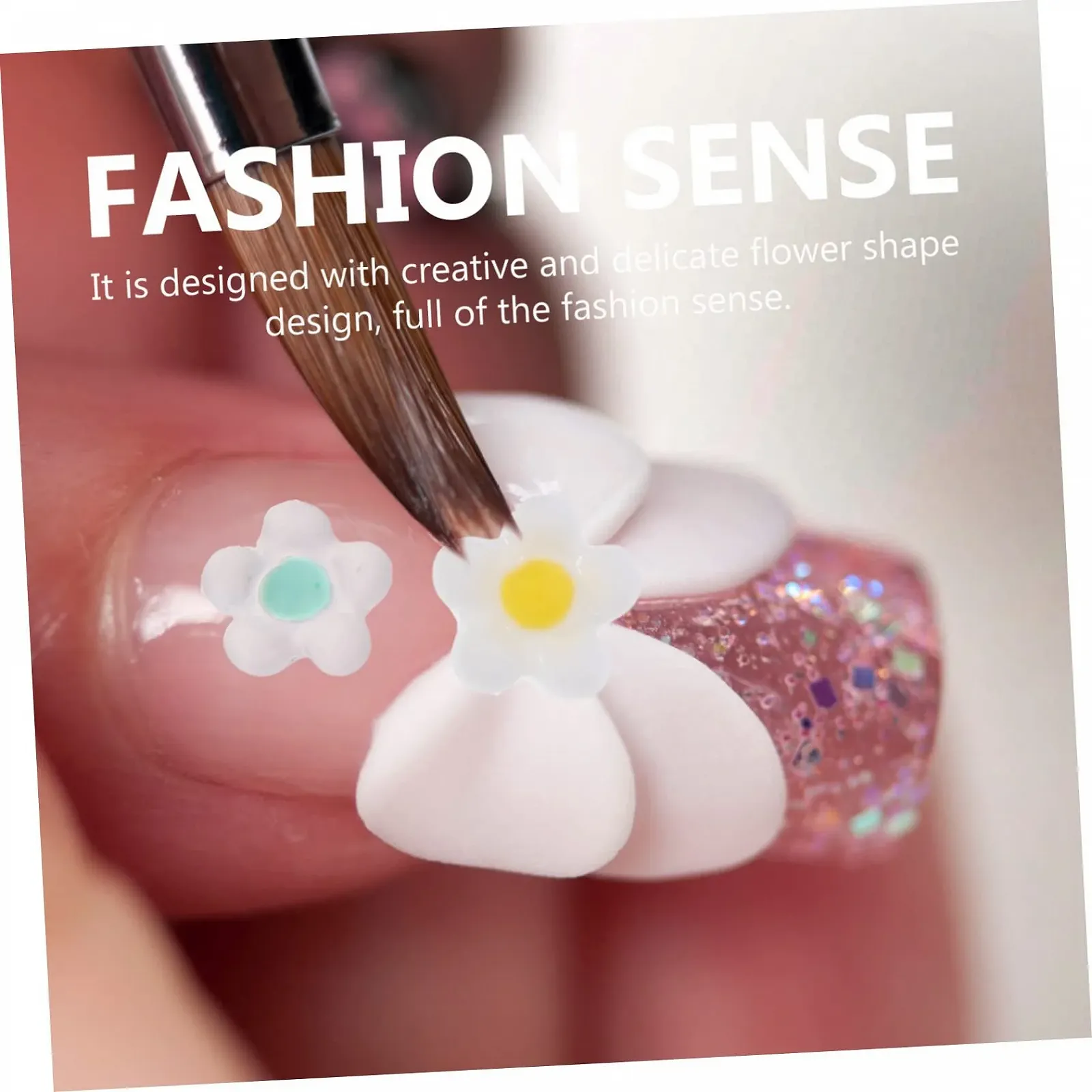 Аксессуары для ногтей Healvian, 200 шт., трехмерные, для DIY, подвески, маленькие цветы, 3D смола, фото №2