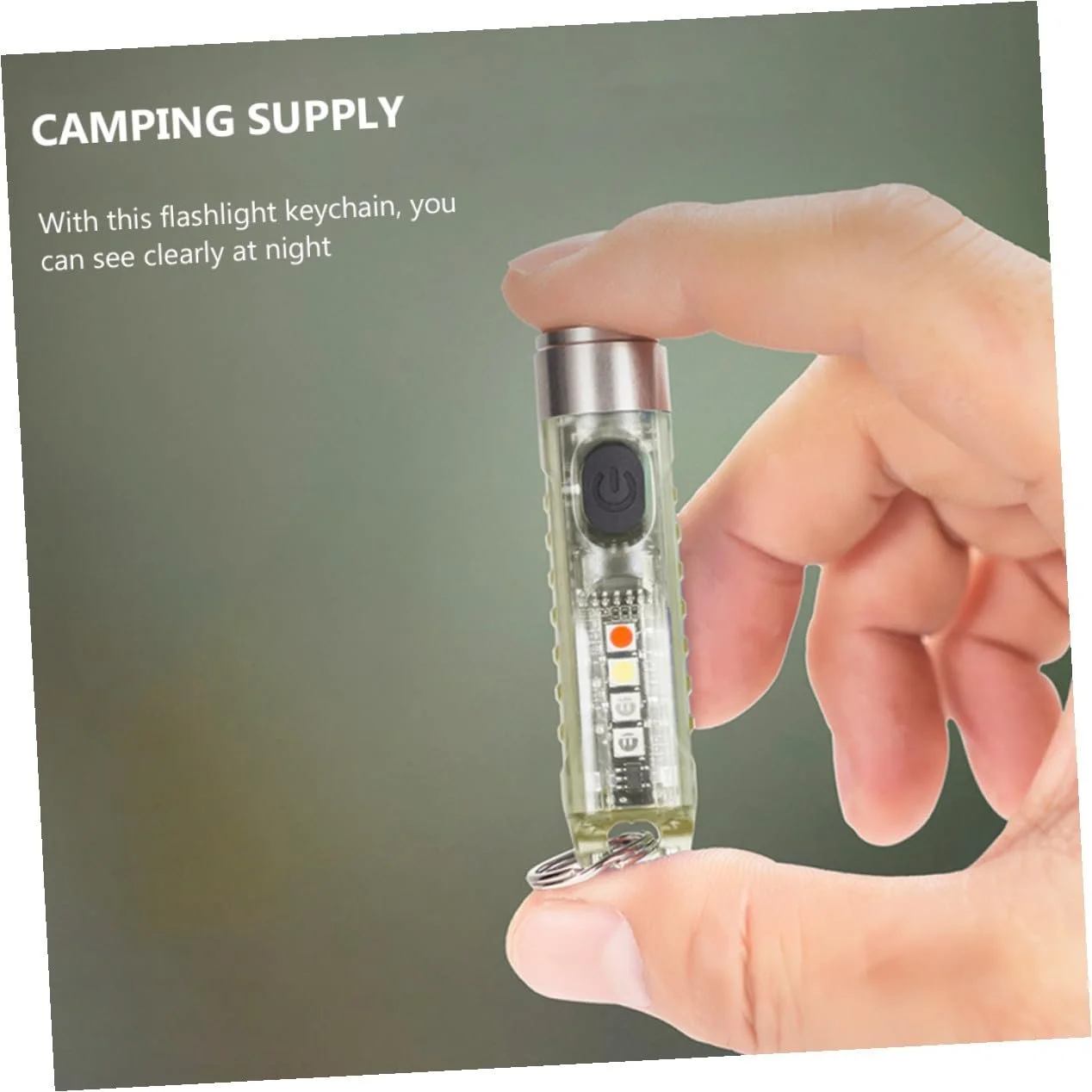 Ліхтарик NOLITOY LED Mini USB акумуляторний, брелок, ударостійкий, надяскравий, портативний, для кемпінгу, надзвичайних ситуацій і подарунків, фото №8