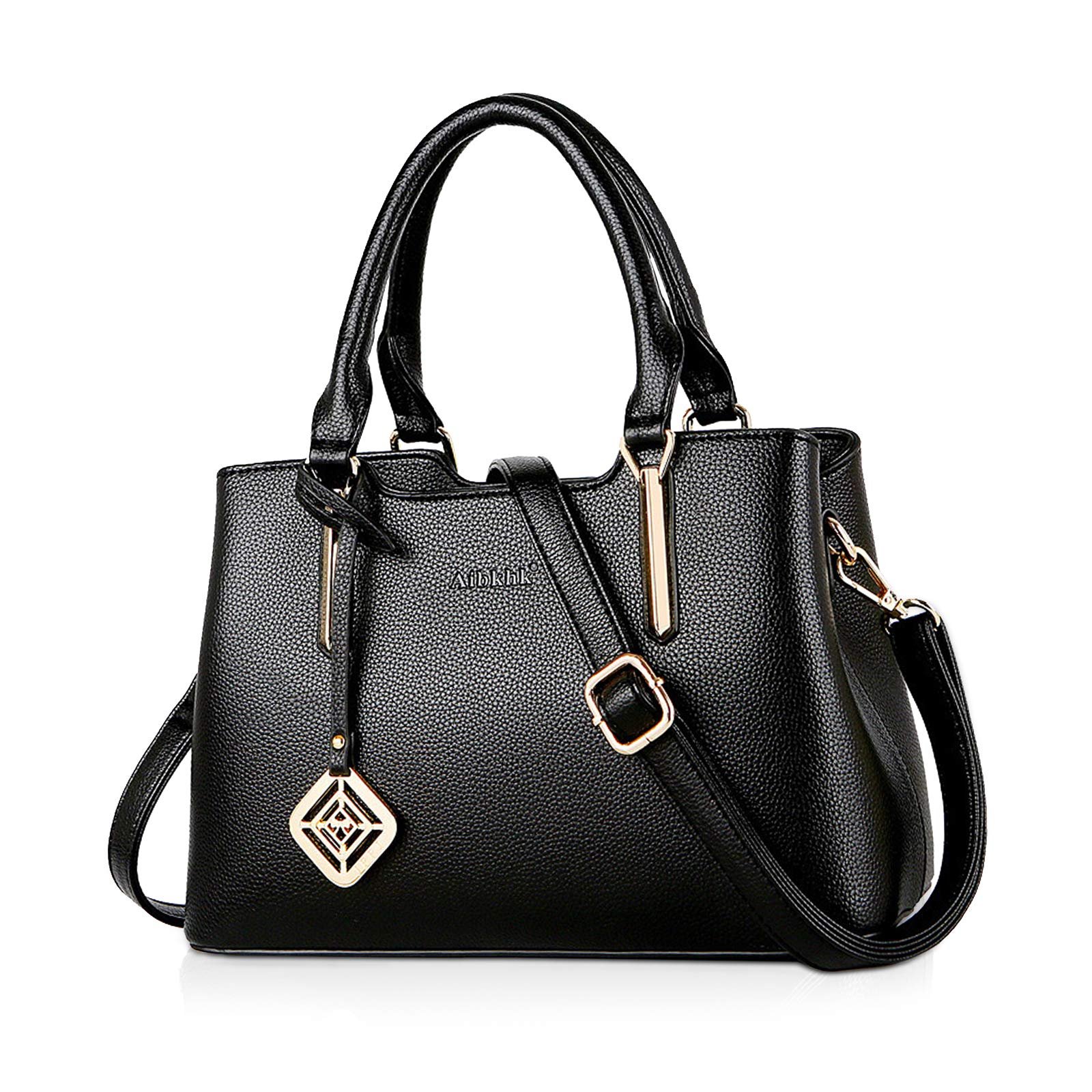 Сумка с короткими ручками NICOLE & DORIS Shopper, из искусственной кожи, большая вместимость, черный, фото №1