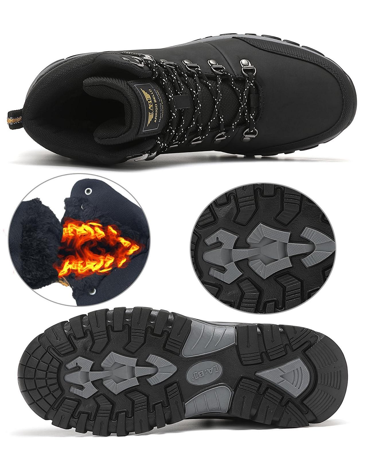 Чоботи ARRIGO BELLO Winterschuhe Зимові снігоступи Теплофлісова застібка, фото №3