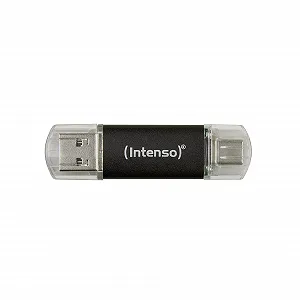 Купити USB флеш-накопичувач Intenso Twist Line 64GB Dual USB 3.2 Gen 1x1 USB-C USB-A Anthracite - Фото 1 USB флеш-накопичувач Intenso Twist Line 64GB Dual USB 3.2 Gen 1x1 USB-C USB-A Anthracite - Фото 1