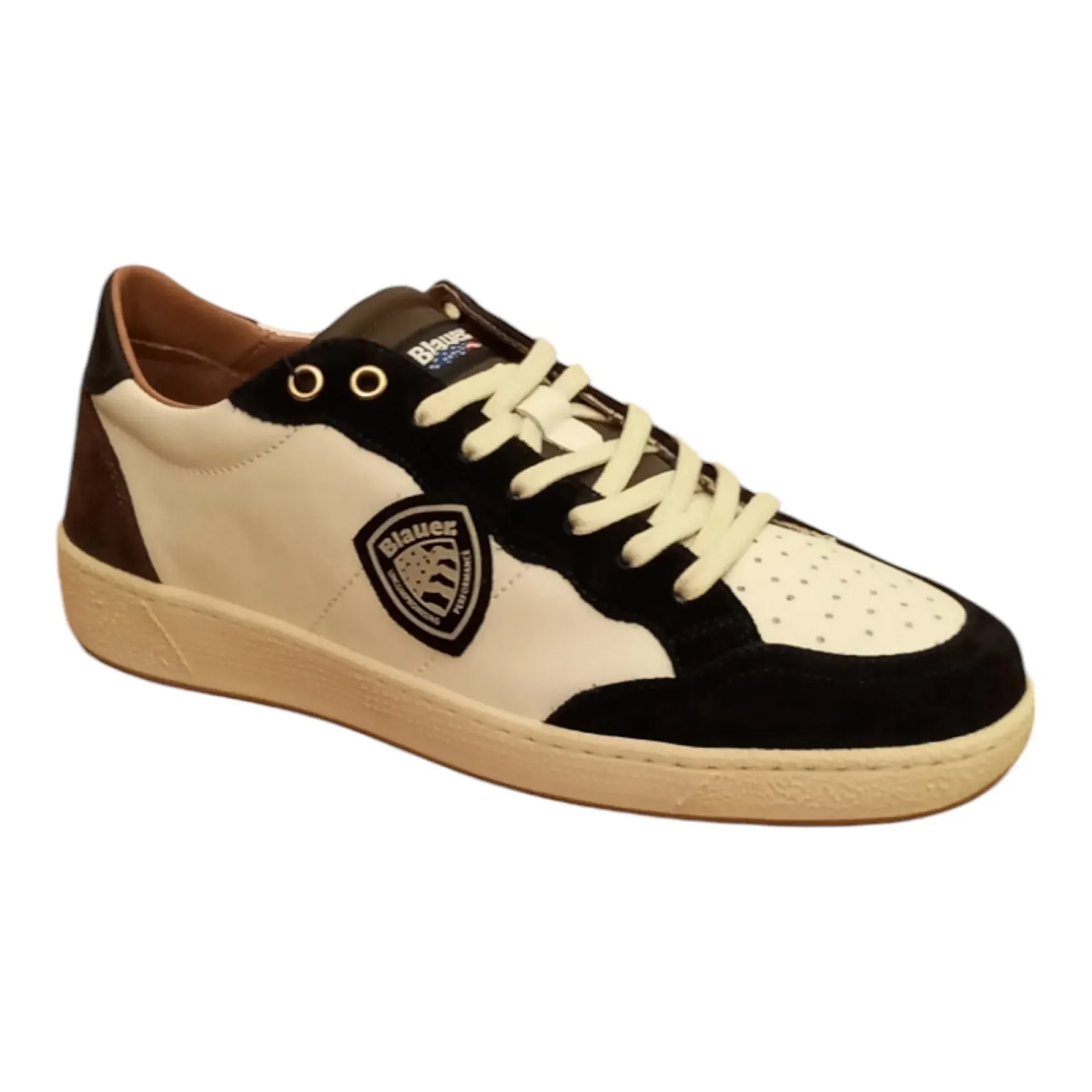 Кросівки Blauer Murray Шкіра темно-синій/коричневий, фото №1