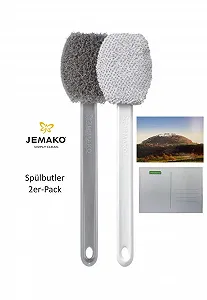 Набір щіток для миття посуду Jemako Spülbutler Hard & Soft 2 шт synthetic.ua - Фото 1