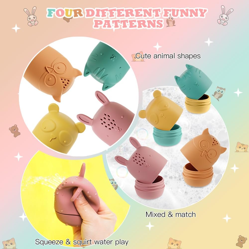 Игрушки для ванны HOTUT, набор, фото №3