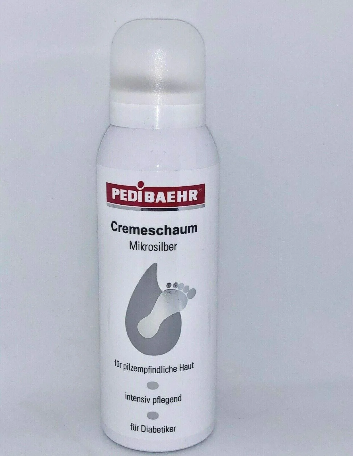 Крем-пена для ног Pedibaehr Microsilver для чувствительной к грибку кожи 125 мл, фото №1