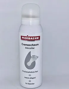 Крем-пена для ног Pedibaehr Microsilver для чувствительной к грибку кожи 125 мл - Фото 1