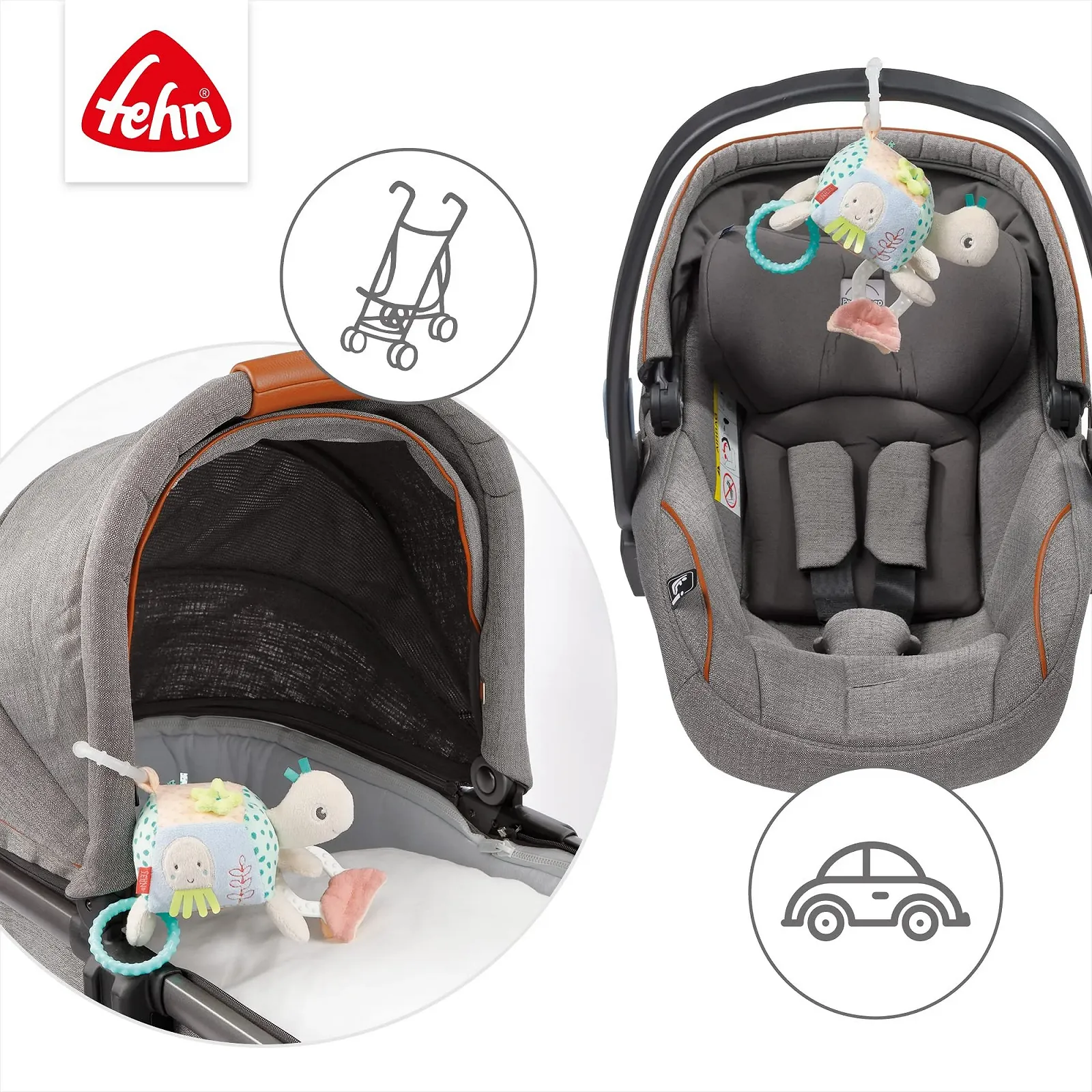 Іграшка Fehn Черепаха 18 см, фото №5 Іграшка Fehn Черепаха 18 см, фото №5