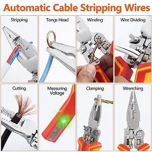 Многофункциональный стриппер 9-в-1 с функцией измерения тока и вольтметром synthetic.ua - Фото 1