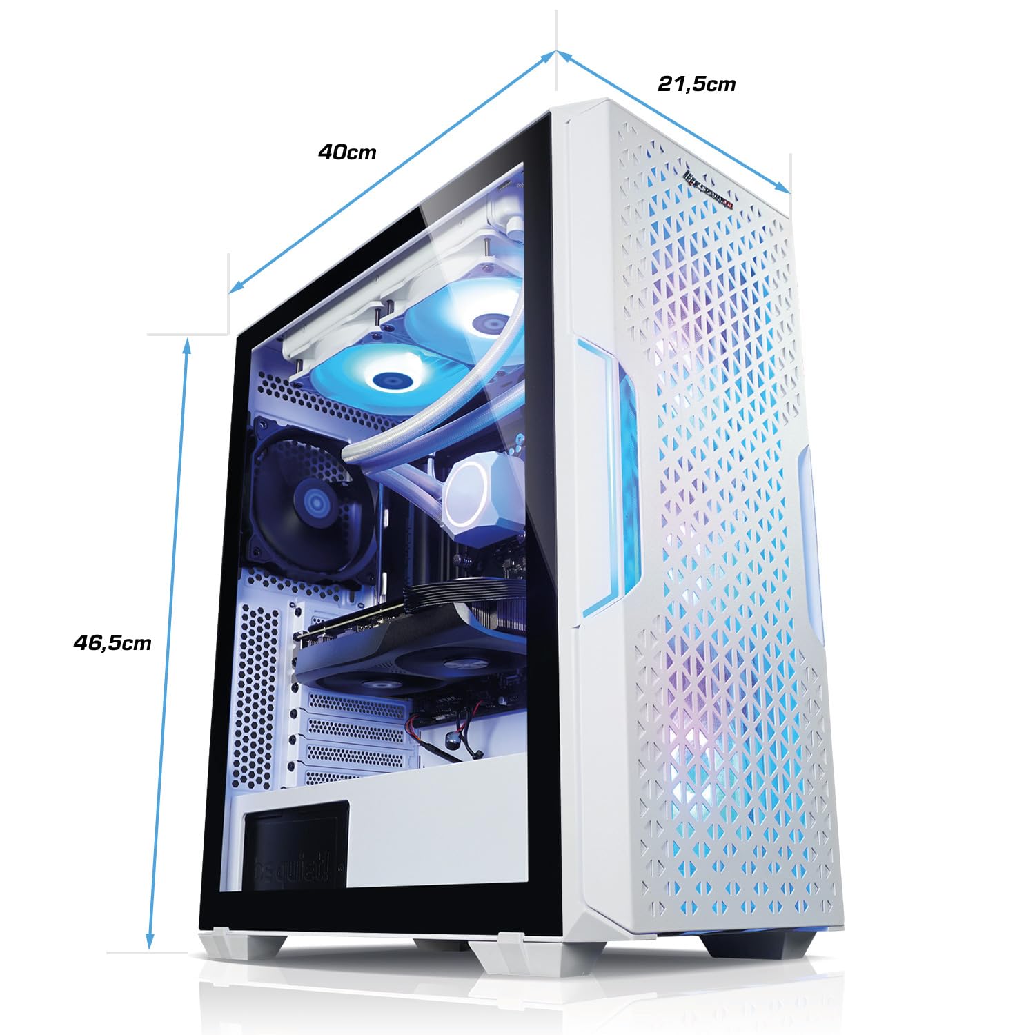 ПК Kiebel Gaming Fortress 12 Intel Core i9-12900KF 16-ядерный, 64GB DDR5, NVIDIA RTX 4070 Super 12GB, 2TB M.2 SSD, WiFi, Bluetooth, Windows 11, фото №4 ПК Kiebel Gaming Fortress 12 Intel Core i9-12900KF 16-ядерный, 64GB DDR5, NVIDIA RTX 4070 Super 12GB, 2TB M.2 SSD, WiFi, Bluetooth, Windows 11, фото №4