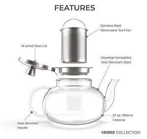 Чайник-заварник Verre Collection 800 мл synthetic.ua - Фото 1
