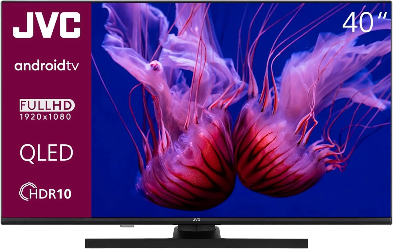 Телевизор 40" JVC LT-40VQF545A / Full HD / 60 Гц / QLED / Smart TV / Wi-Fi / Bluetooth / T2, фото №1 Телевизор 40" JVC LT-40VQF545A / Full HD / 60 Гц / QLED / Smart TV / Wi-Fi / Bluetooth / T2, фото №1