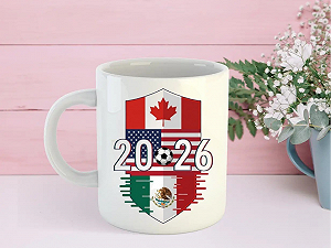 Кружка з принтом чемпіонату світу з футболу, керамічна, 330 мл - Фото 1