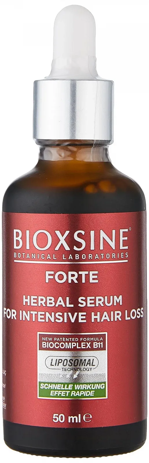 Сироватка Bioxsine Dermagen Forte Від випадіння волосся Швидка дія Органічний комплекс B11 Для чоловіків та жінок 3 x 50 мл, фото №2