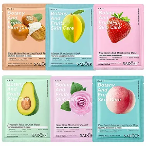 Тканевая маска для лица Korean Face Mask Набор тканевых масок для лица - Фото 1