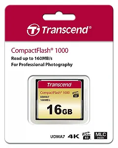 Карта памяти Transcend Compact Flash 1000x Ultimate 16GB synthetic.ua - Фото 1