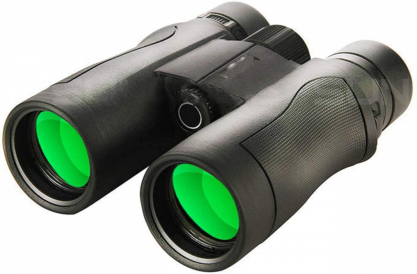 Бінокль Adult 10x42 Бінокль для дорослих дітей водонепроникний компактний з нічним баченням в умовах слабкого освітлення BAK86 Призма FMC оптика, фото №4