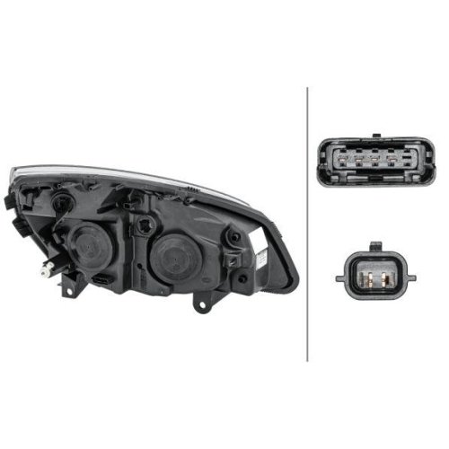 Фара головного світла HELLA 1EG 008 862-171 для RENAULT ліва, фото №2