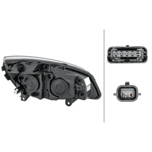 Фара головного света HELLA 1EG 008 862-171 для RENAULT левая, фото №2