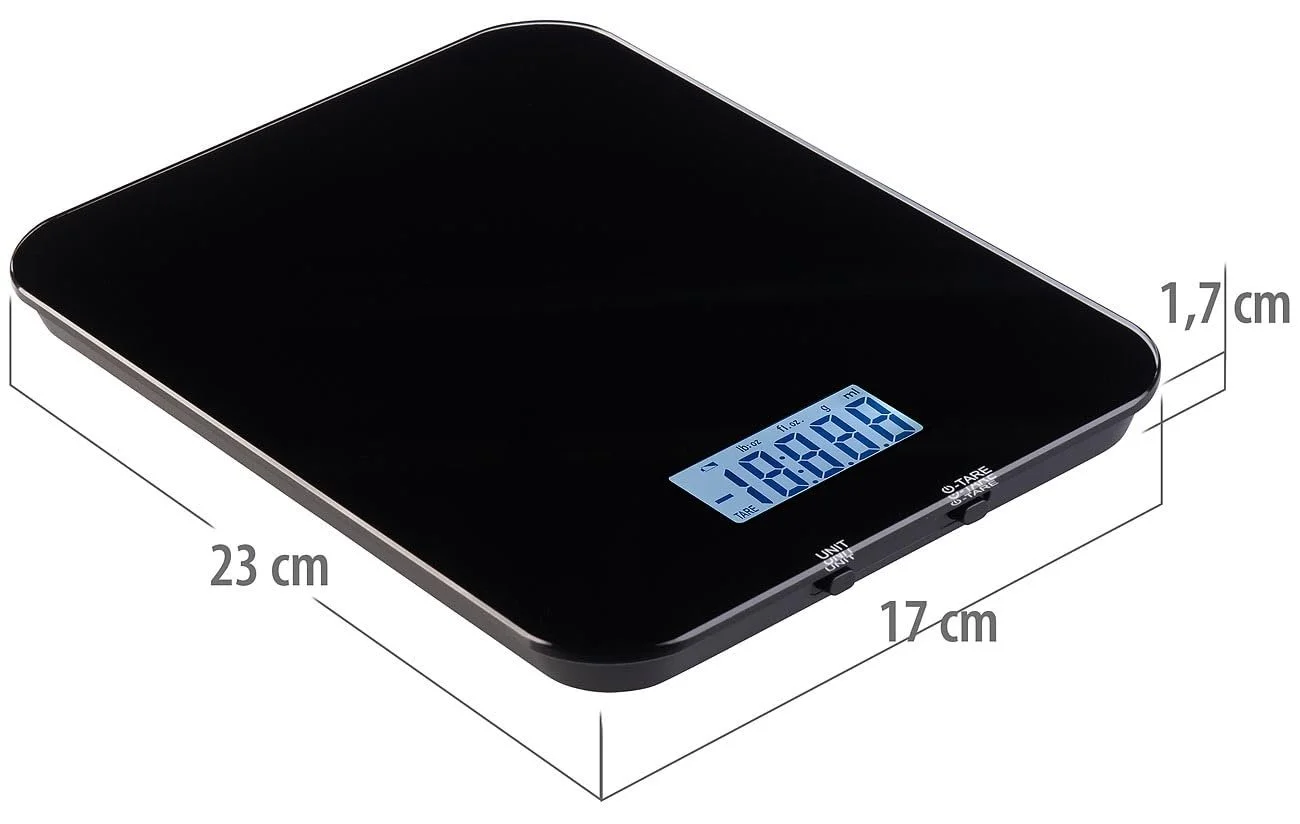 Кухонні ваги Rosenstein & Söhne Smart 5 кг 1 г Black, фото №6