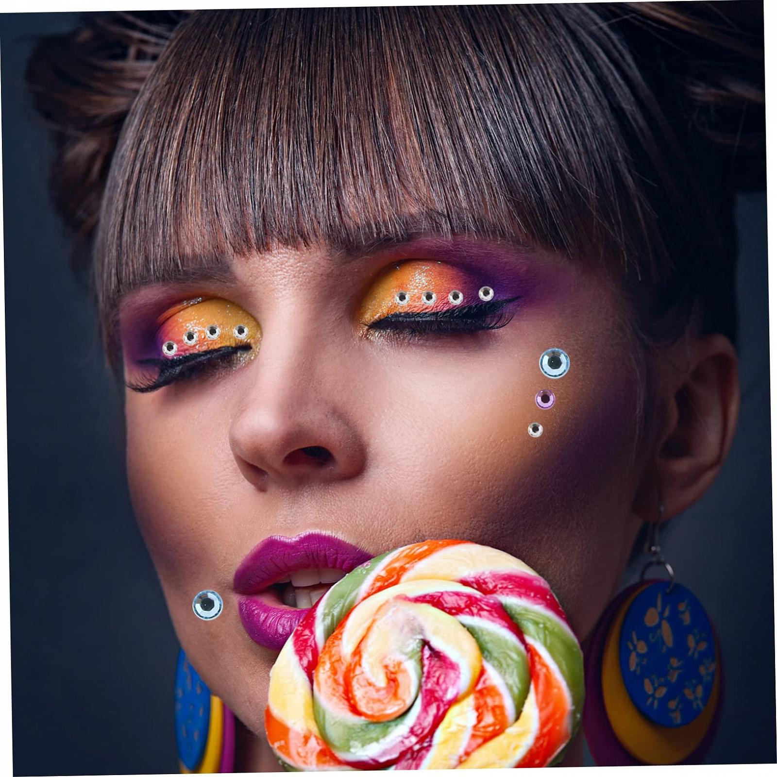 Стразы для ногтей PLAFOPE 12 листов, кристаллы для макияжа, самоклеящиеся без клея, для рукоделия и украшения подарков, фото №6