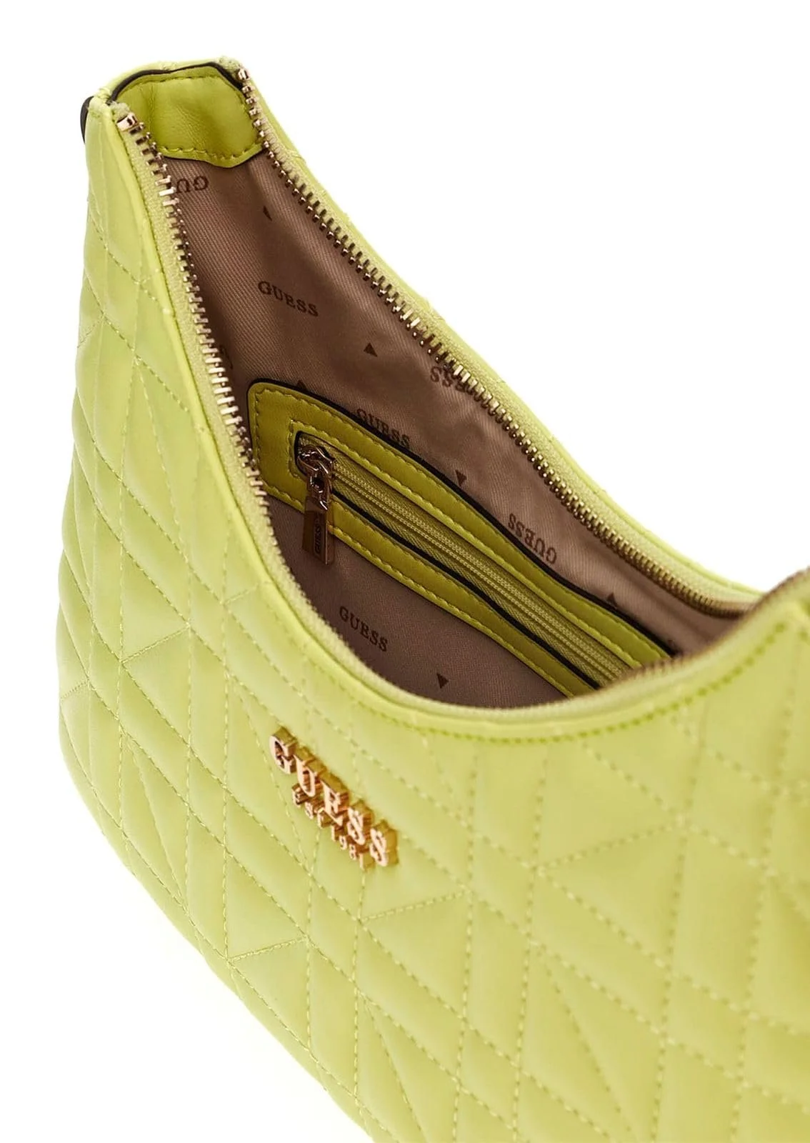 Сумка на плече GUESS Assia Top Zip, чартрез, фото №3